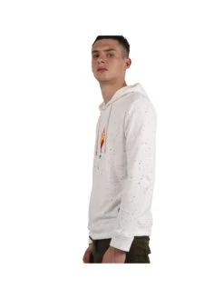 Hoodie Destroy Rose On Fire