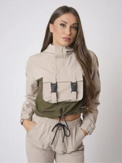 Sweat à Capuche Enfilable Poche Avec Clips