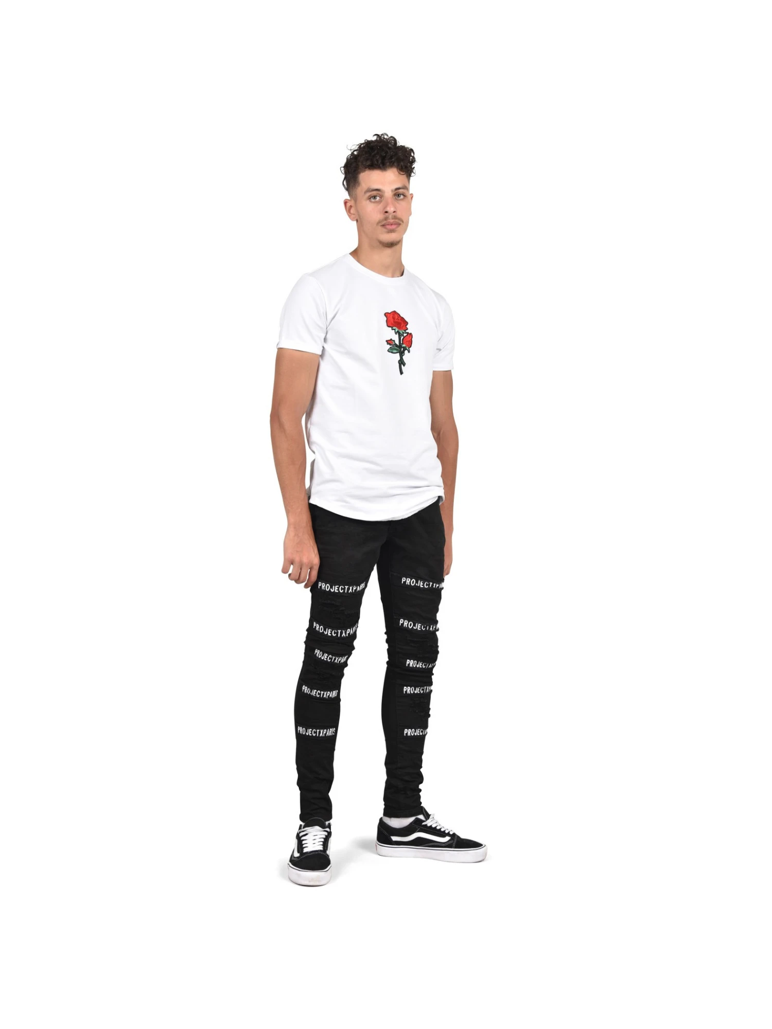 Jean Noir Skinny Avec Patchs – Image 5