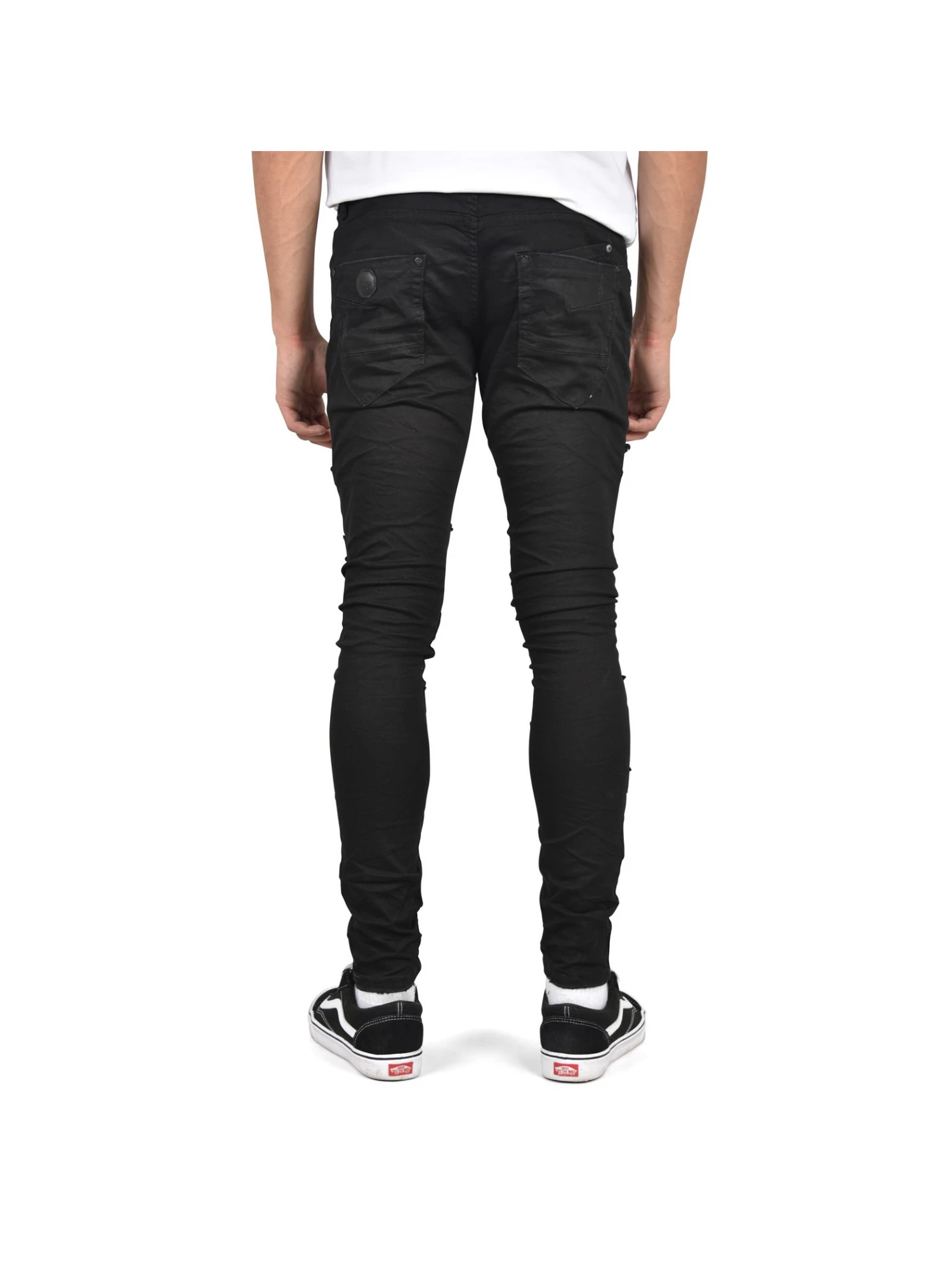 Jean Noir Skinny Avec Patchs