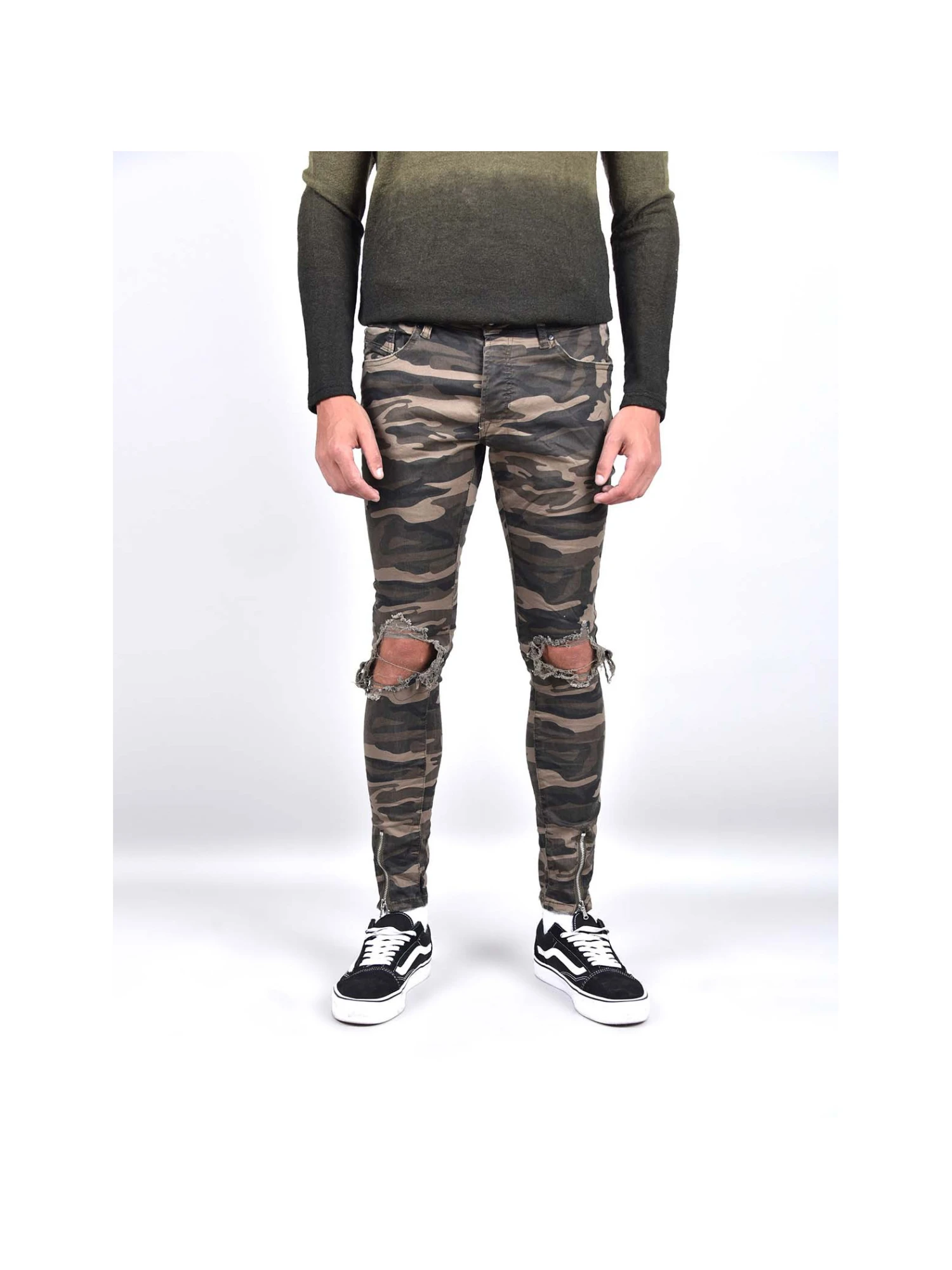 Jean Skinny Destroy CAMO – Image 2