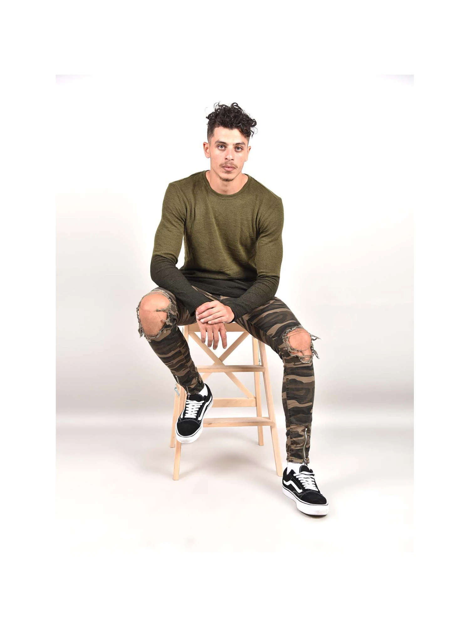 Jean Skinny Destroy CAMO – Image 6