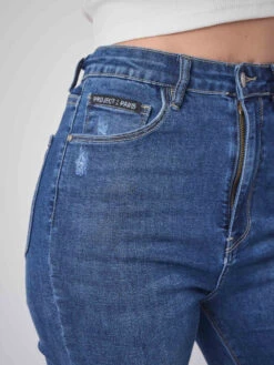 Jean Skinny Fit Taille Haute