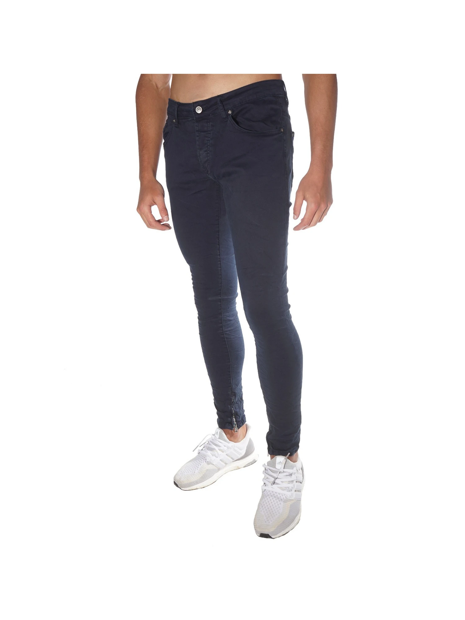 Jean Basique Slim Zip Cheville – Image 3