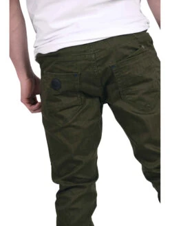 Jean Slim Ă Fines Rayures Verticales