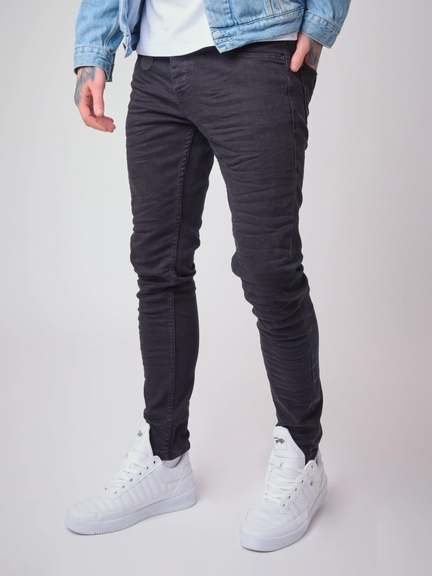 Jean Slim Fit Effet Froissé – Image 3