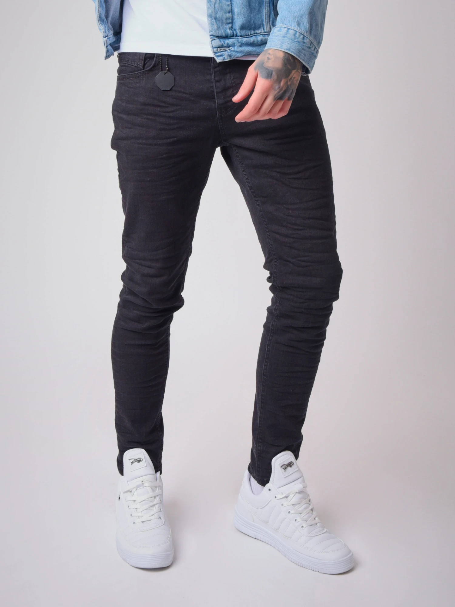 Jean Slim Fit Effet Froissé – Image 4