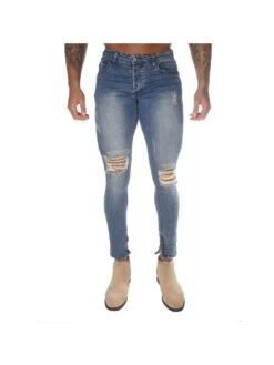 Jean Slim Zippé Destroy 88169963