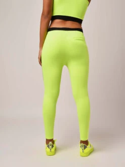 Leggings Ceinture élastique Et Découpe