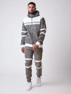 Pantalon De Jogging Bi-matière Réfléchissante Motif Camouflage "CAMO REFLECT"