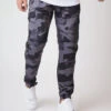 Pantalon De Jogging Motif Camouflage, Empiécement Biker