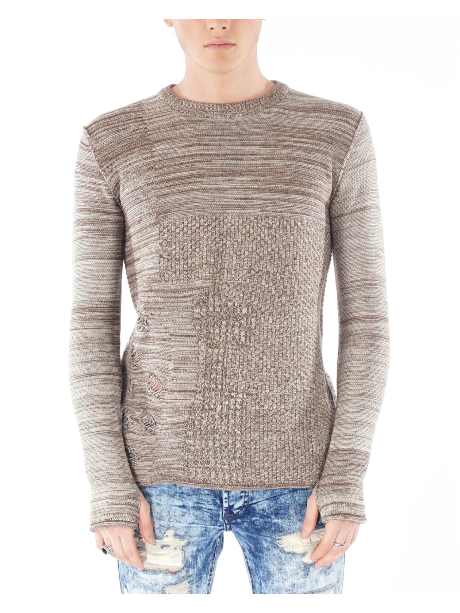 Pull épais Effet Destroy 88167703 – Image 3