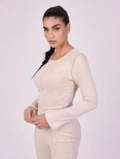 Pull Manches Longues Coutures Apparentes