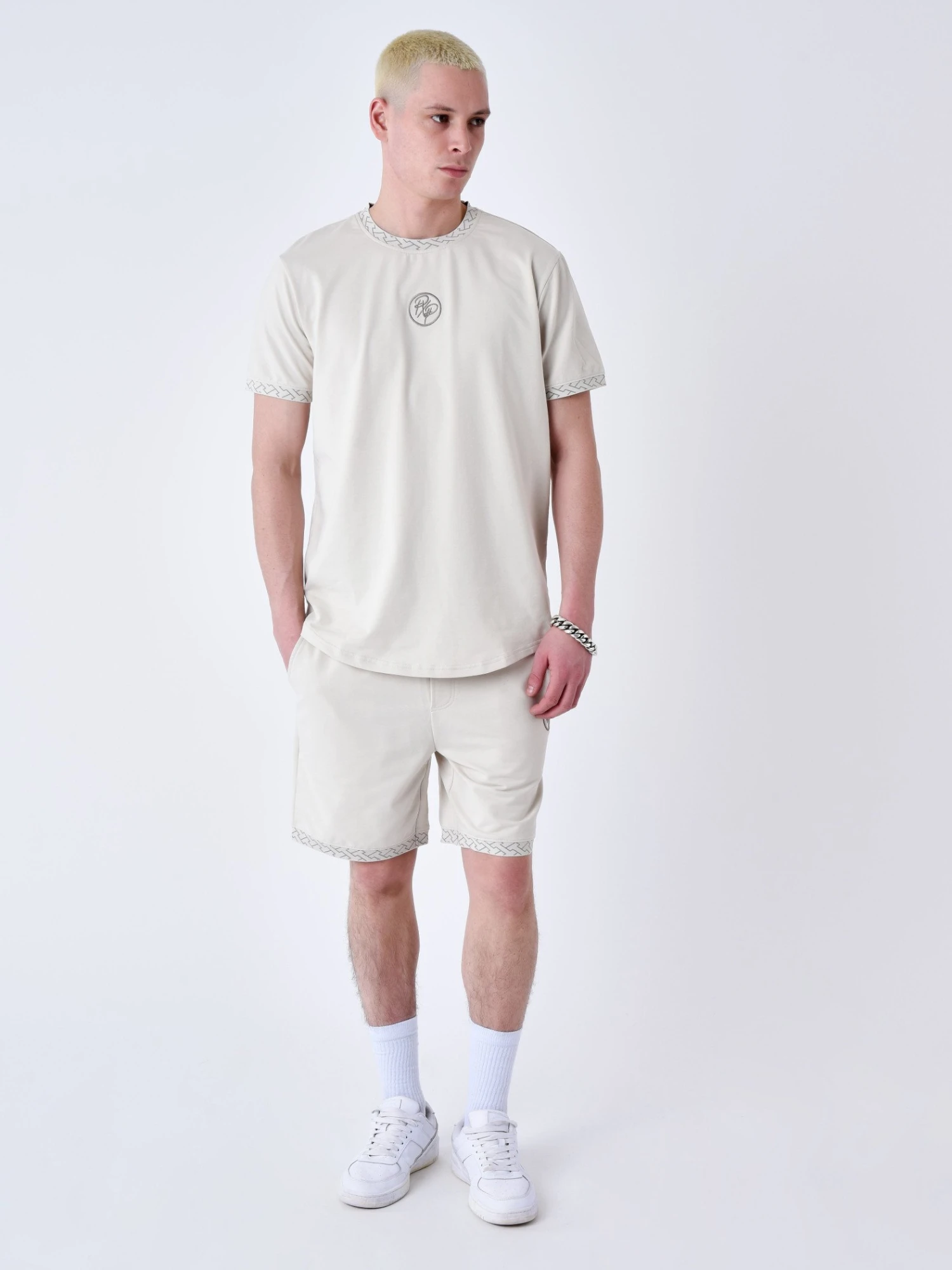 Short à Détails Tissé Labyrinthe – Image 2