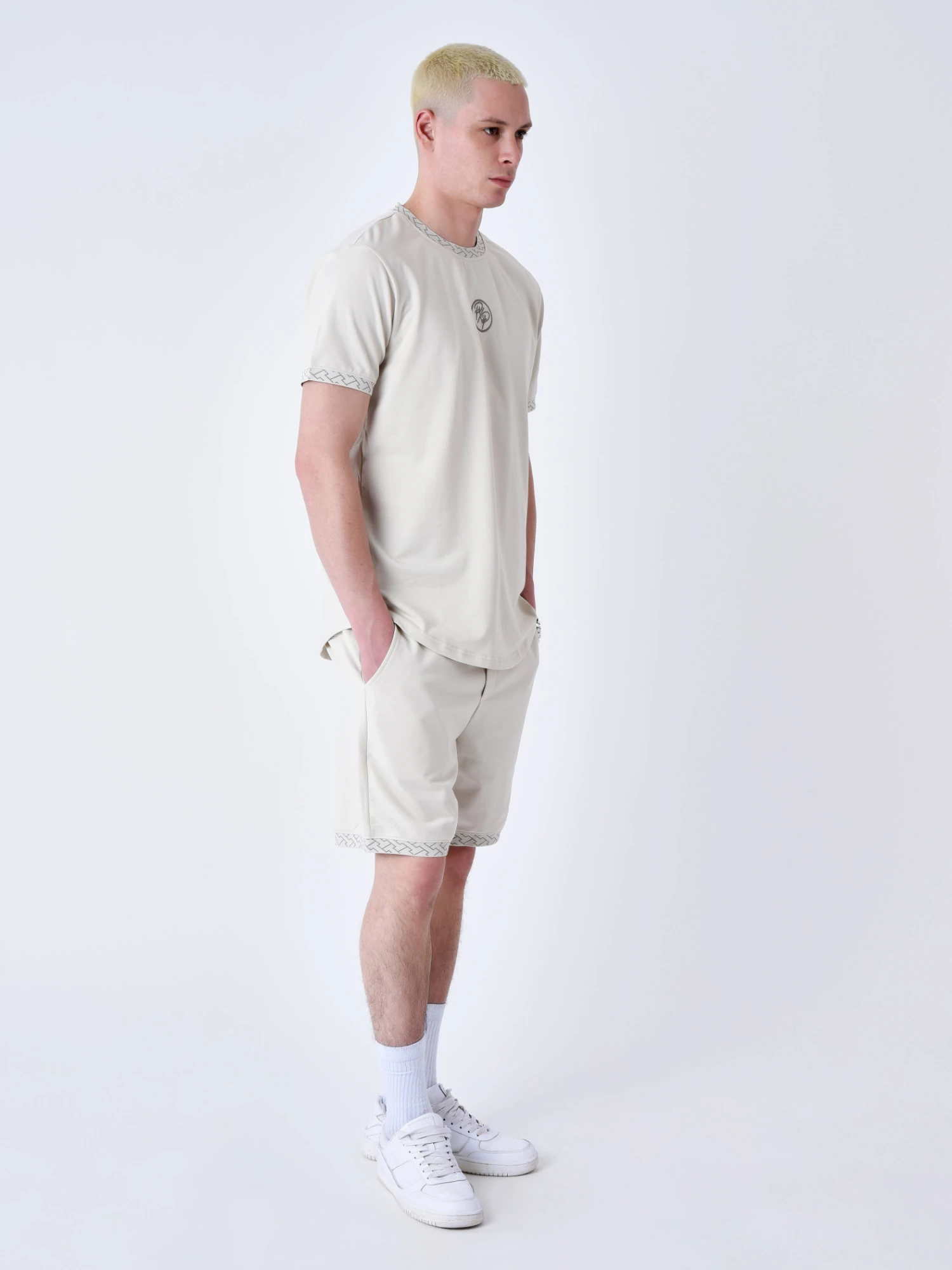 Short à Détails Tissé Labyrinthe – Image 3