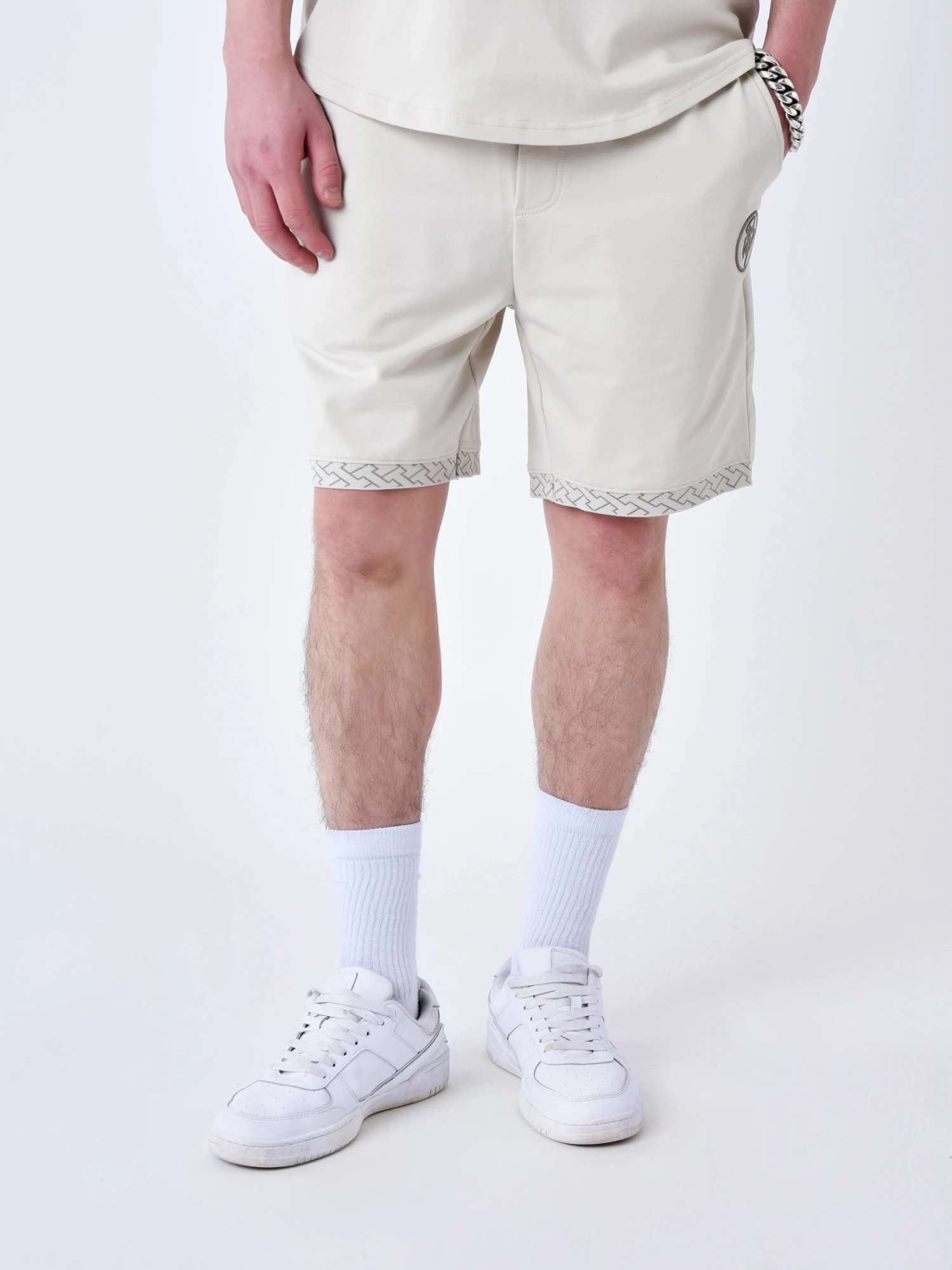 Short à Détails Tissé Labyrinthe – Image 4