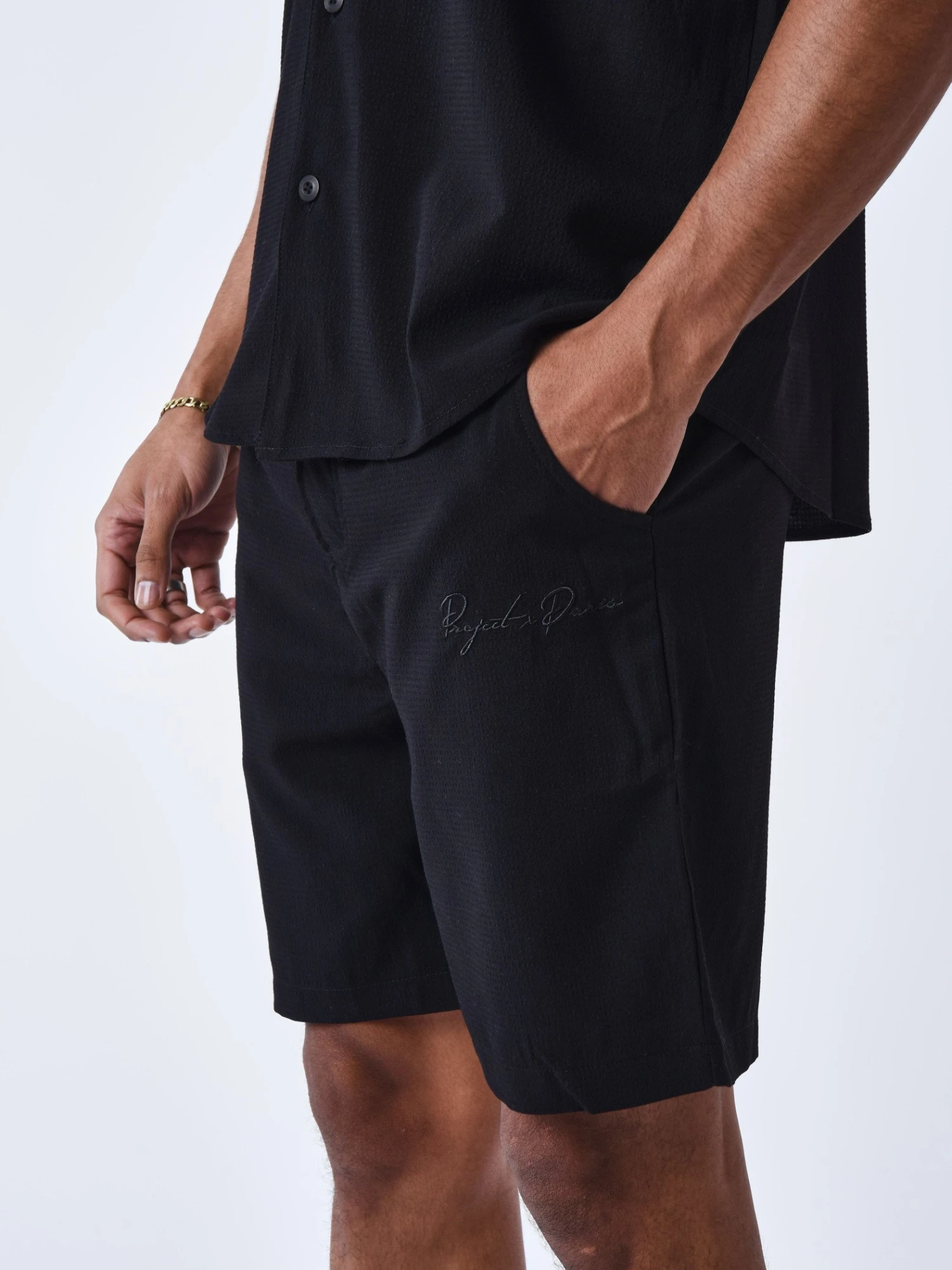 Short Texturé Brodé – Image 3