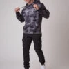 Sweat à Capuche Motif Camouflage Avec Broderie Logo Project X Paris