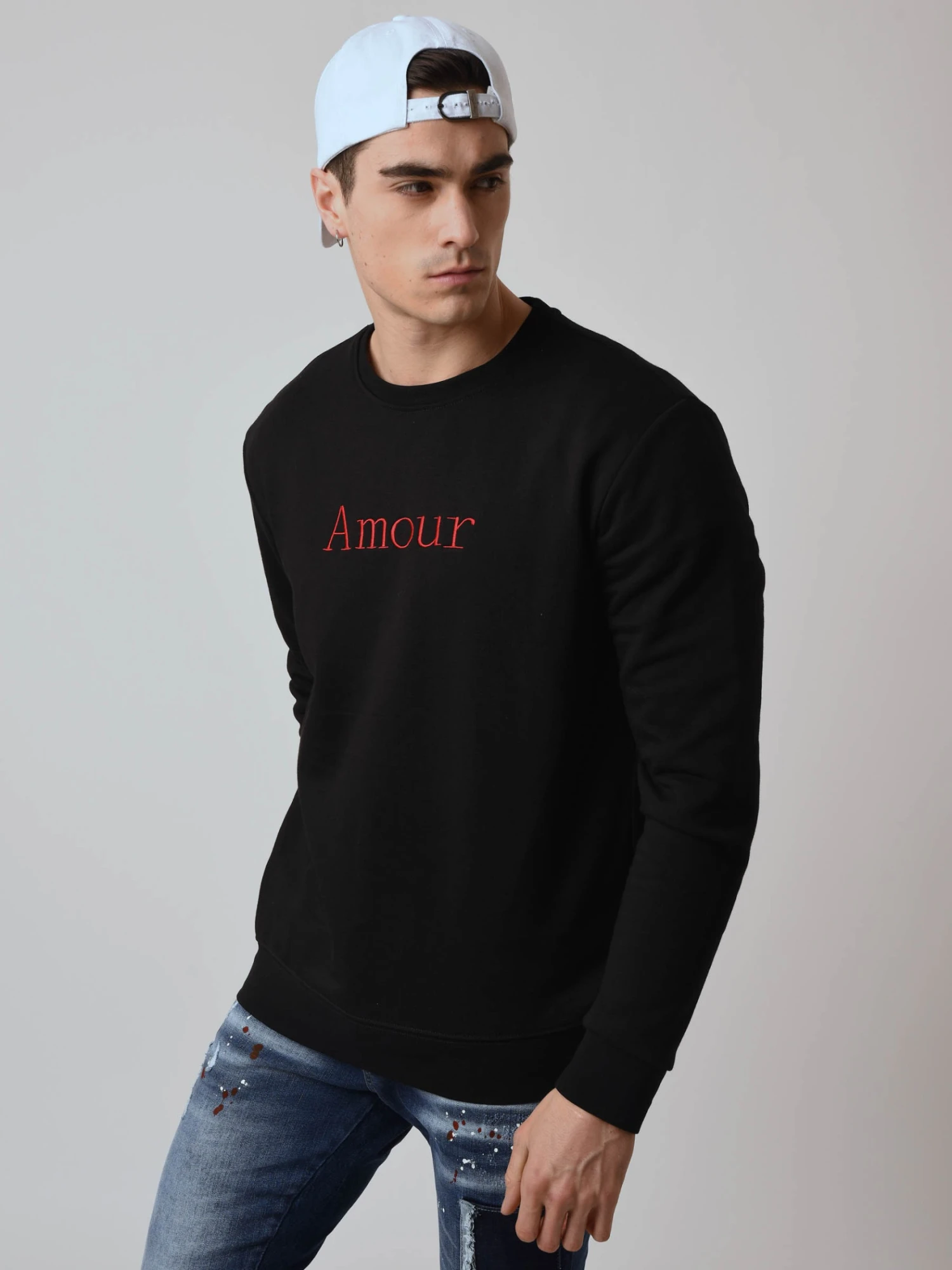 Sweat Broderie Amour – Image 2