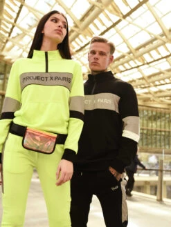 Sweat Col Montant Bande Logo