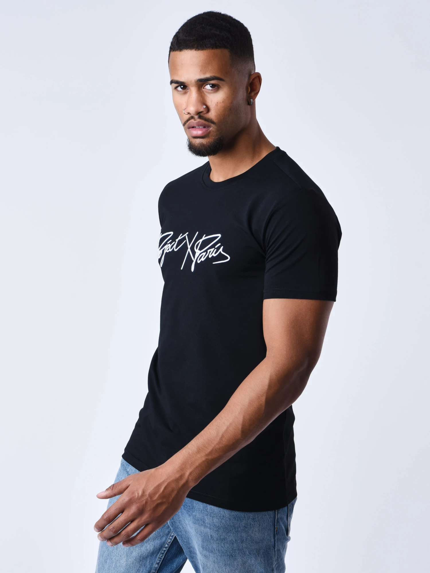 T-shirt Basic Full Logo Broderie – Image 3