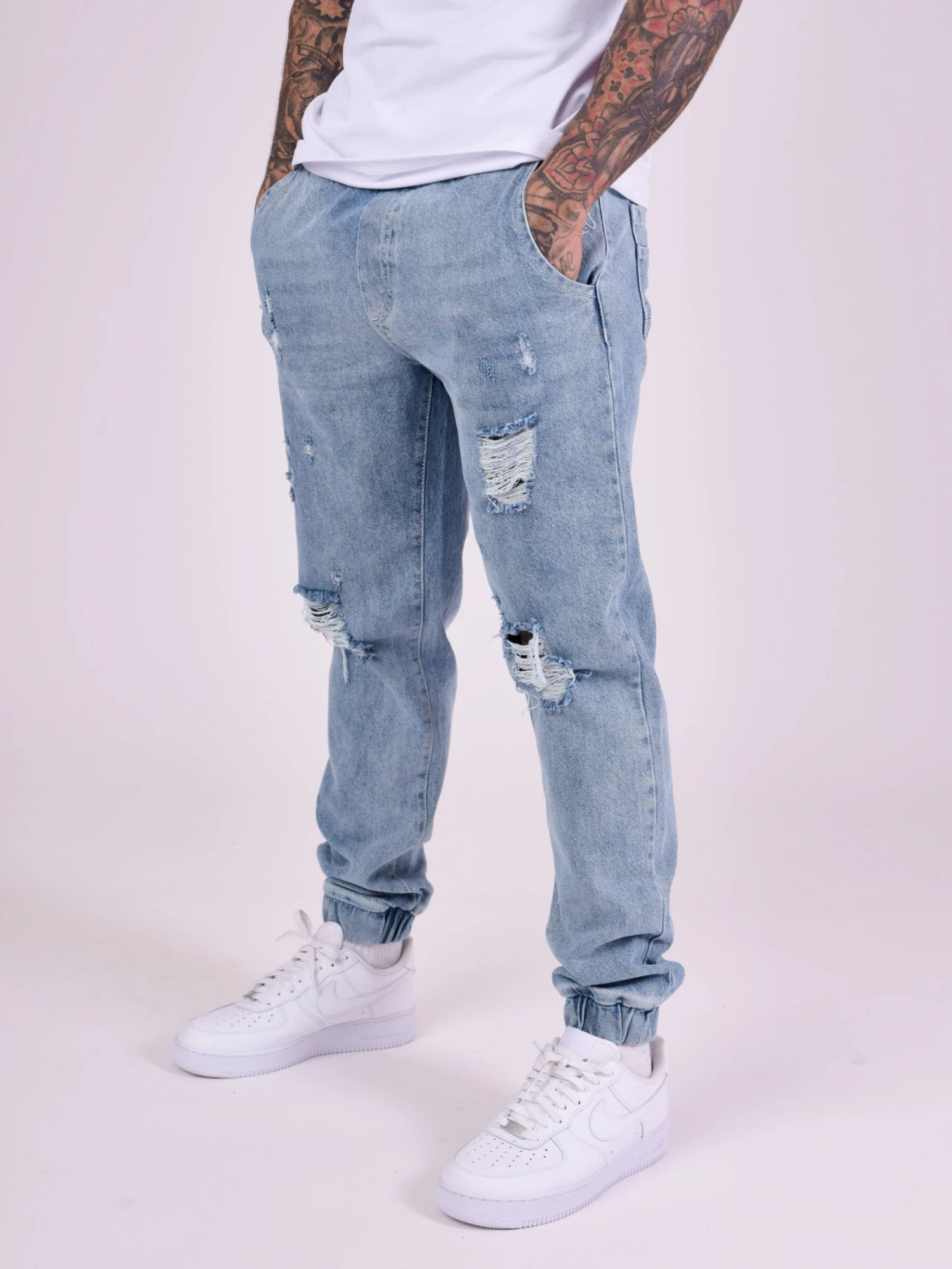 Jean Jogger Déchiré – Image 2