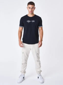 Tee Shirt Logo Brodé En Relief