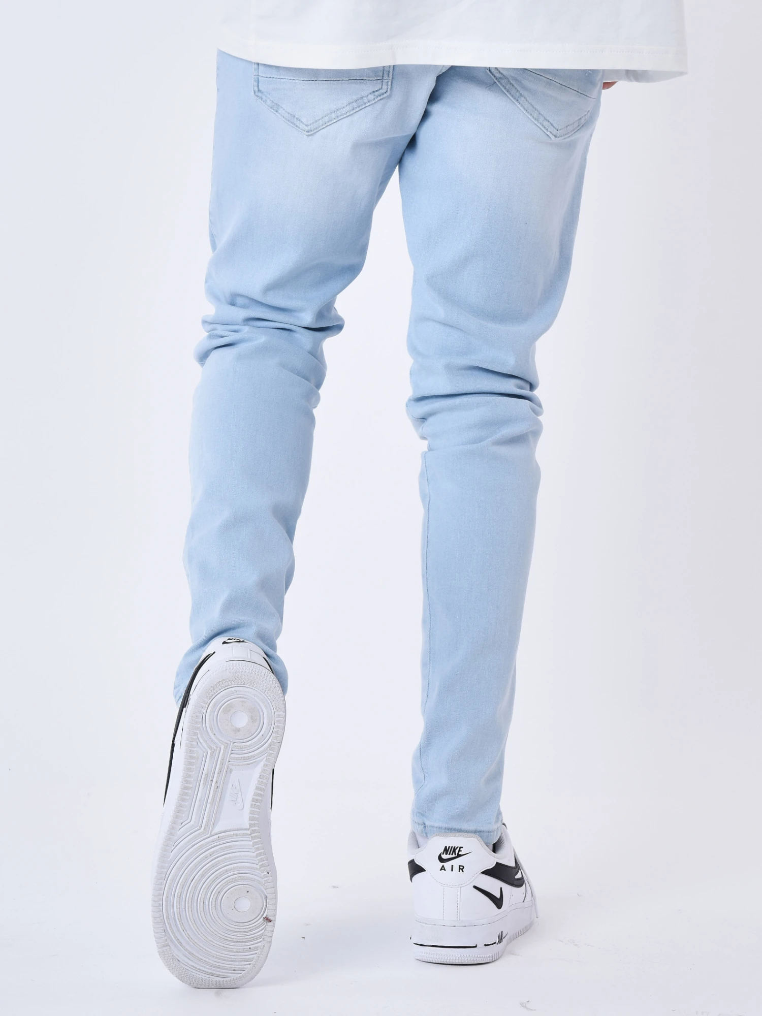 Jean Slim Déchiré Avec Trous – Image 3