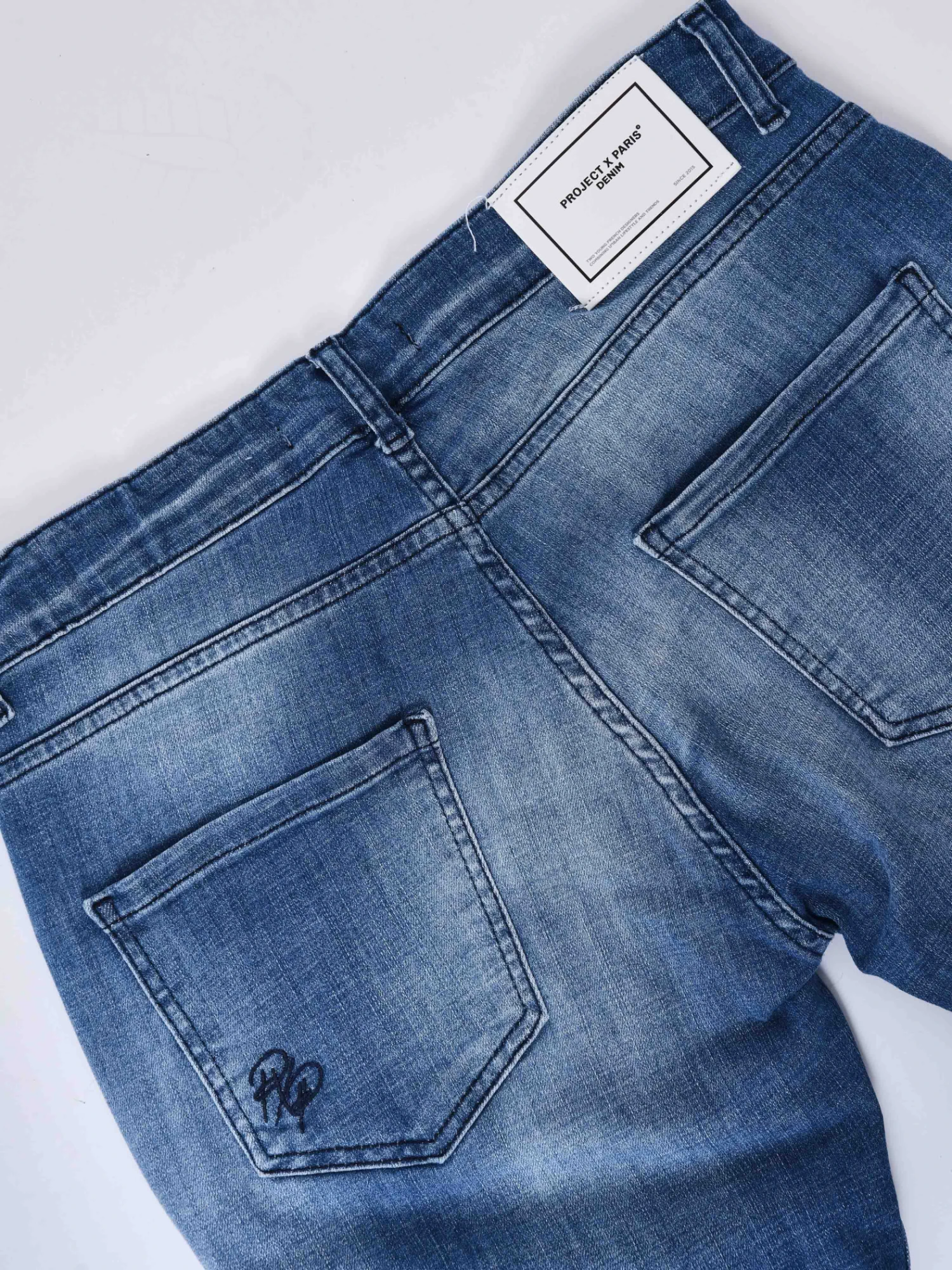 Jean Regular Déchiré Avec Trous – Image 2