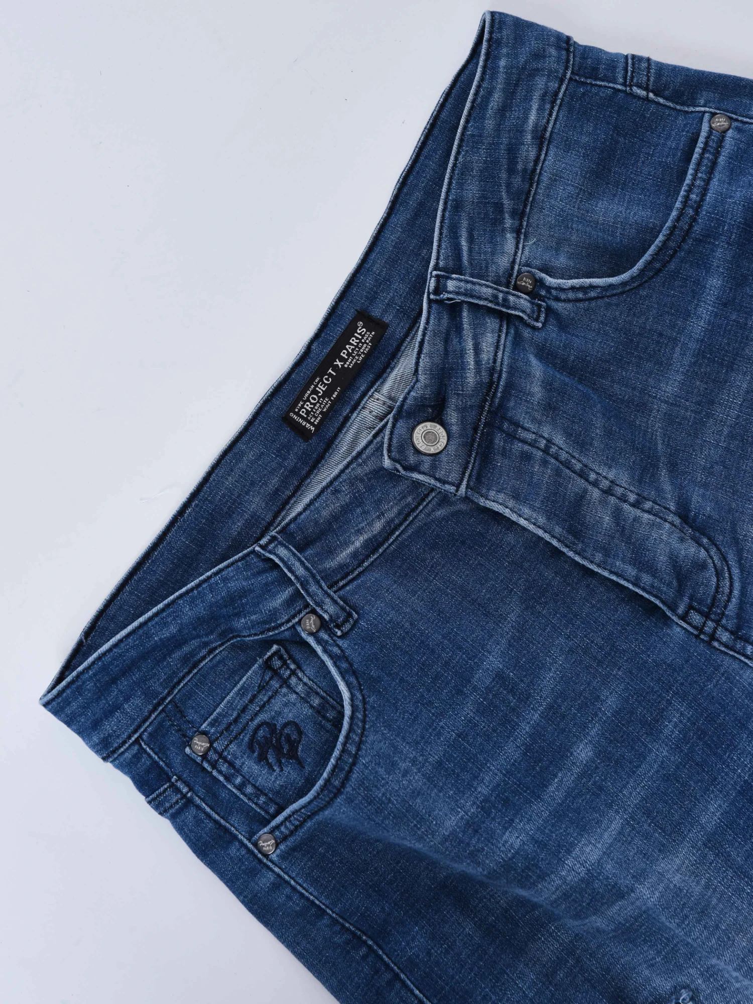 Jean Regular Déchiré Avec Trous – Image 6