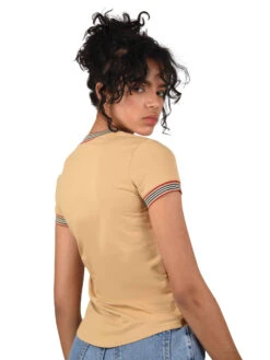 T-shirt Bord Côte à Rayures Anglaises