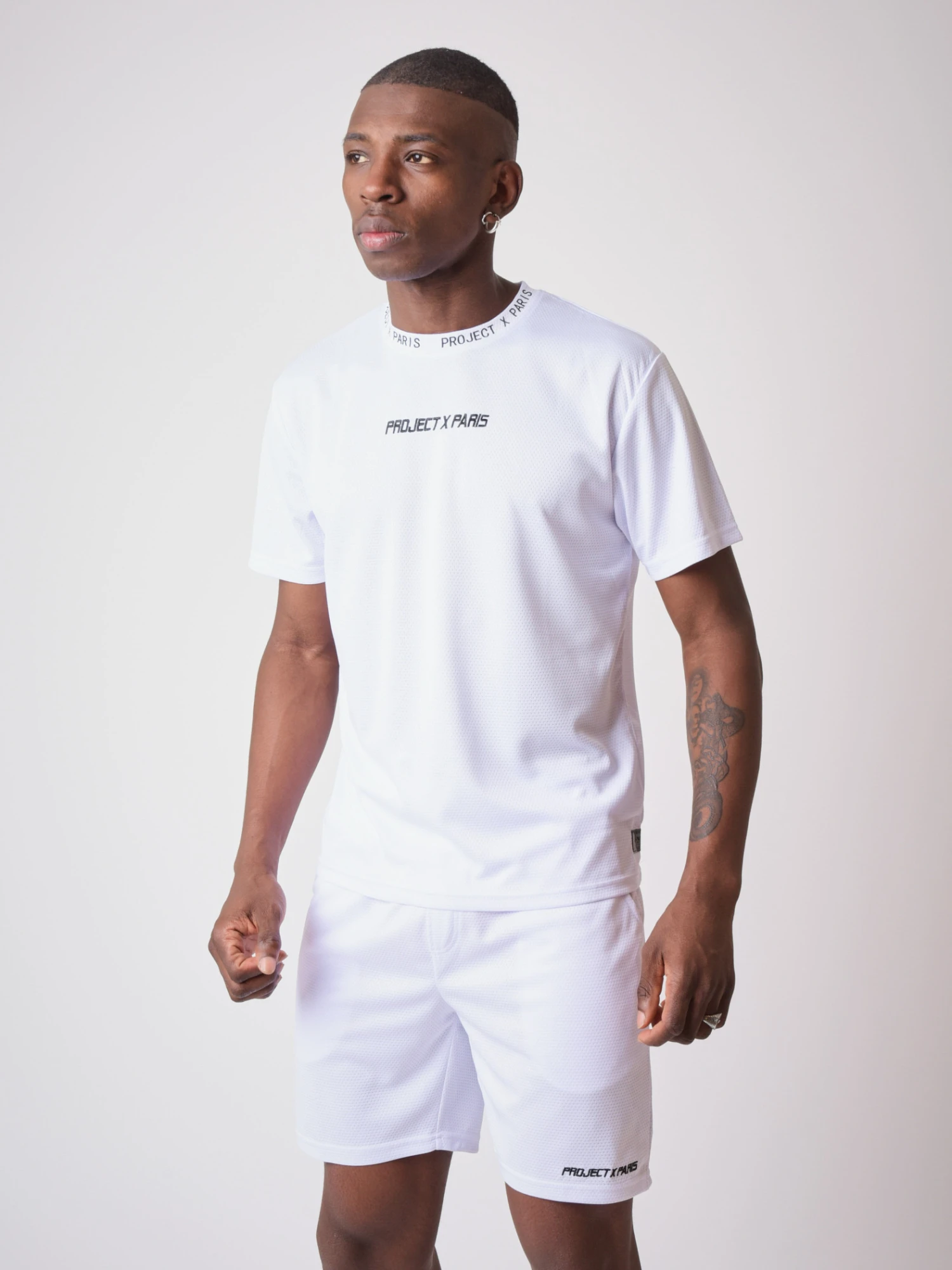 Tee-shirt En Mesh Broderie Logo – Image 3