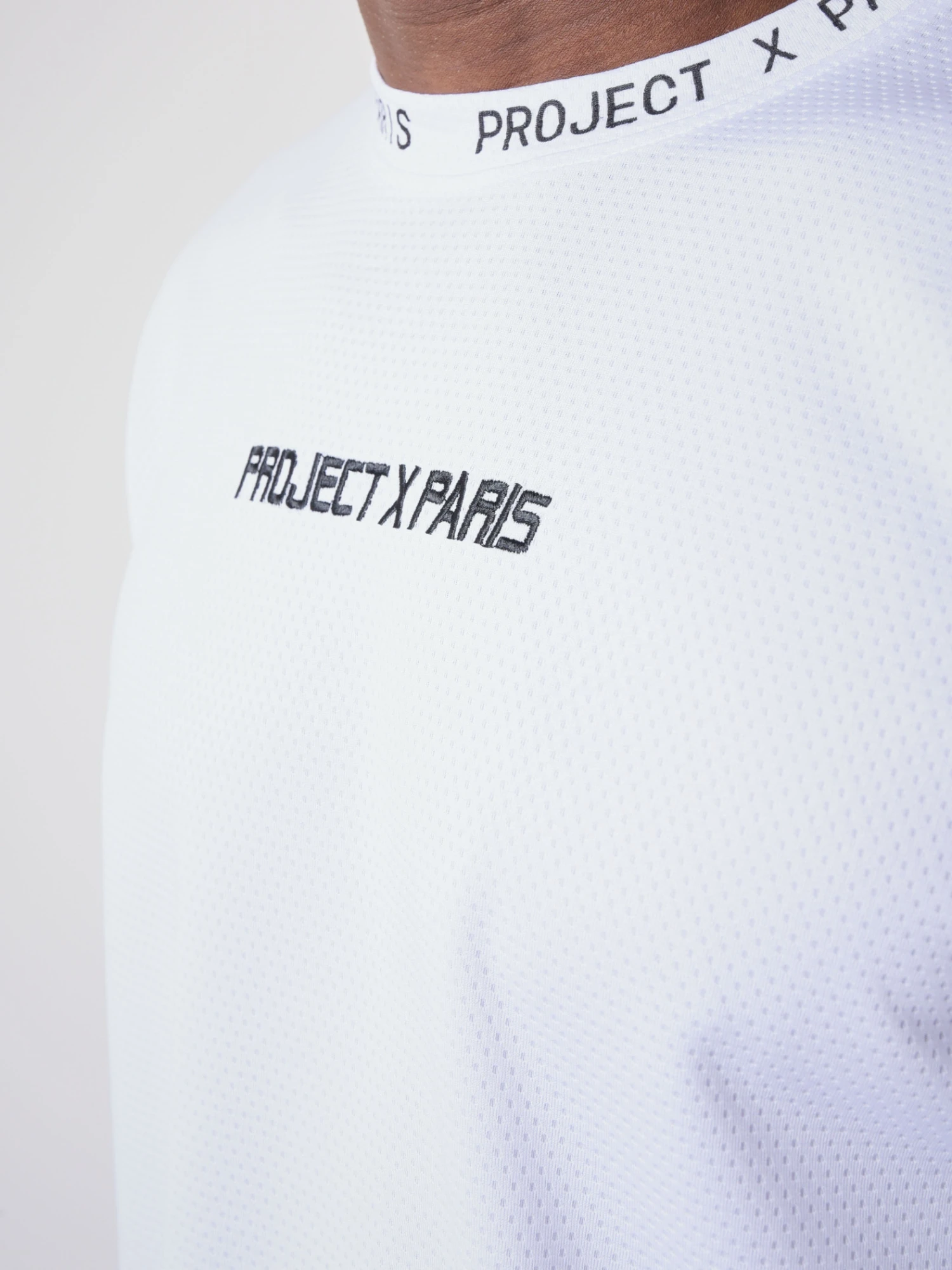 Tee-shirt En Mesh Broderie Logo