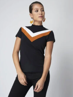 Tee Shirt Manches Courtes Color Block