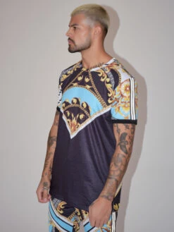 Tee-shirt Motif Baroque "Baba Collab"