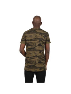 Tee Shirt Motif CAMO Brodé Rose
