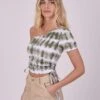 Top Asymétrique Tie And Dye