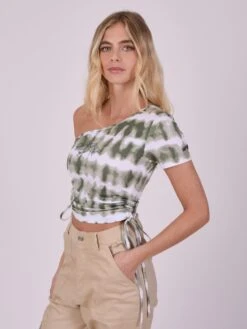 Top Asymétrique Tie And Dye