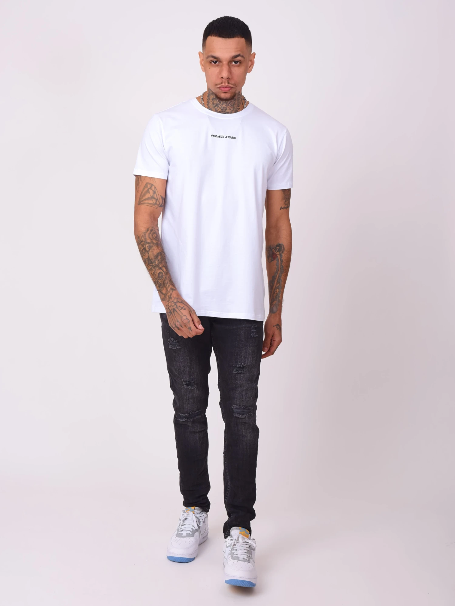 Jean Uni Skinny Gris Foncé – Image 2