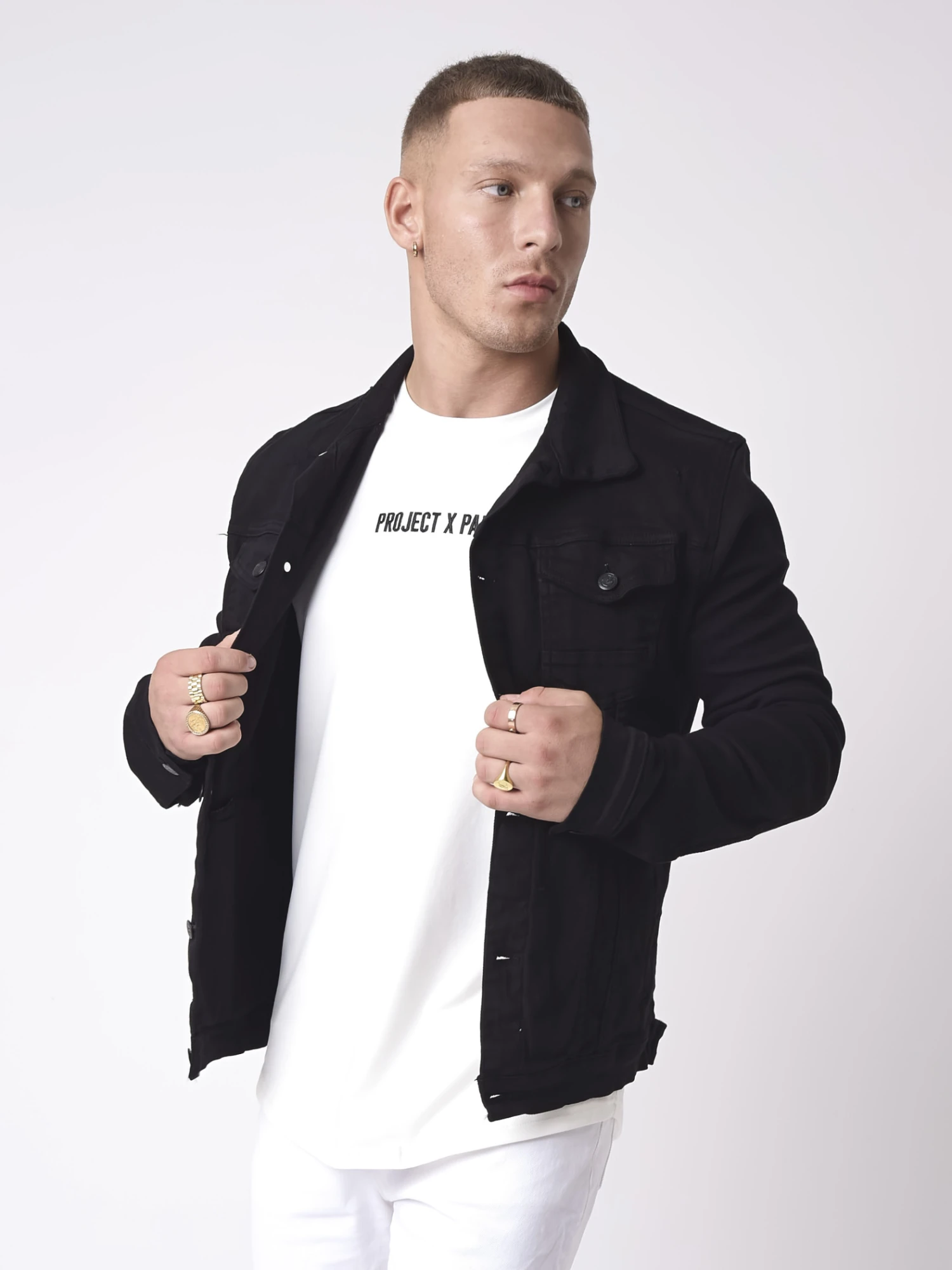 Veste Courte Denim Basic – Image 4