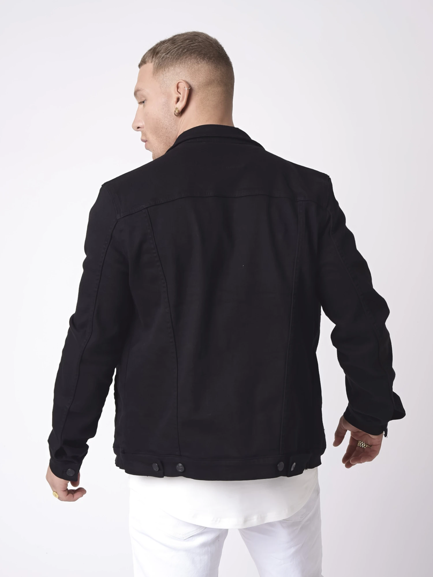 Veste Courte Denim Basic – Image 5