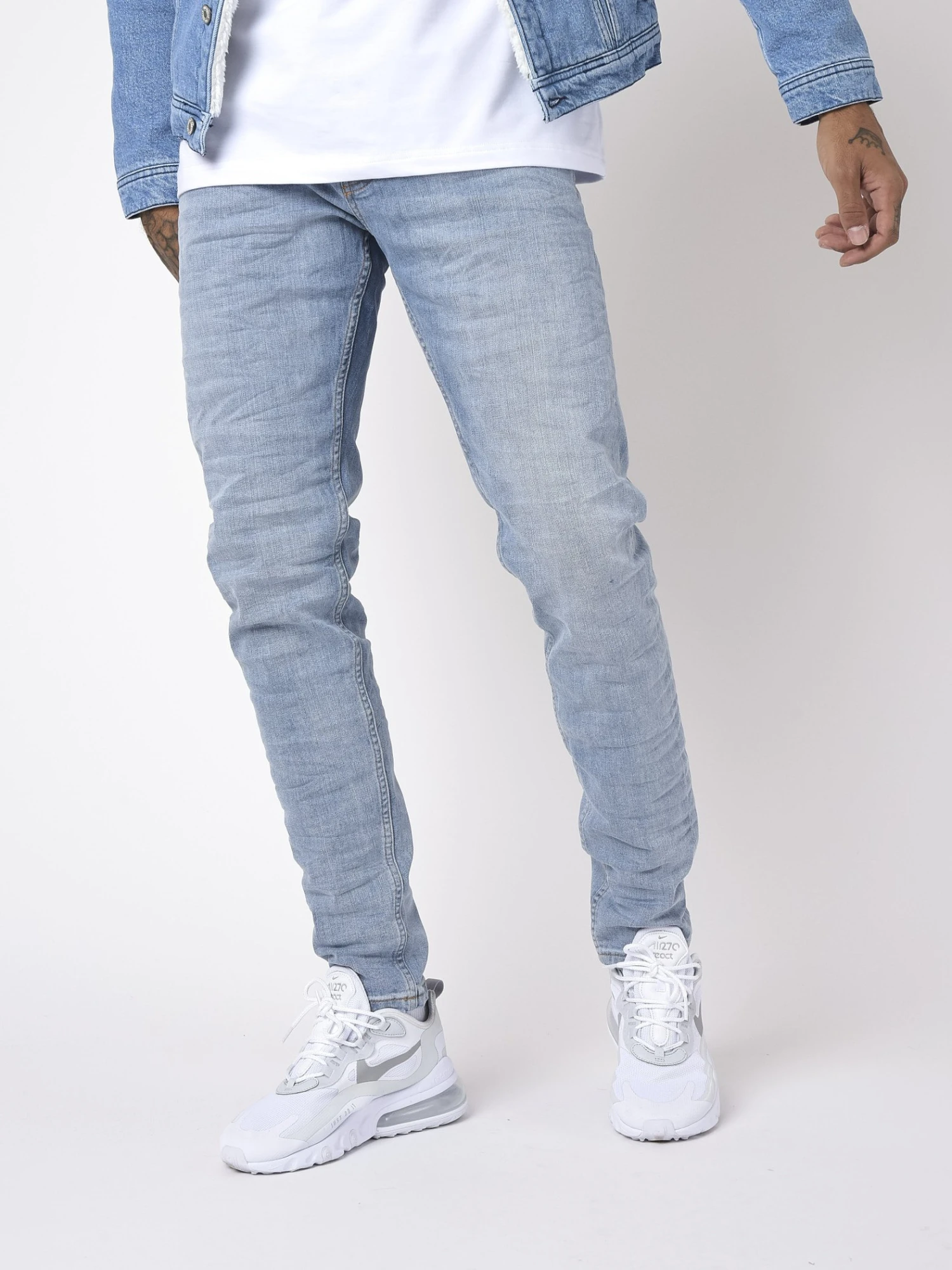 Jean Slim Basic Bleu Clair – Image 2
