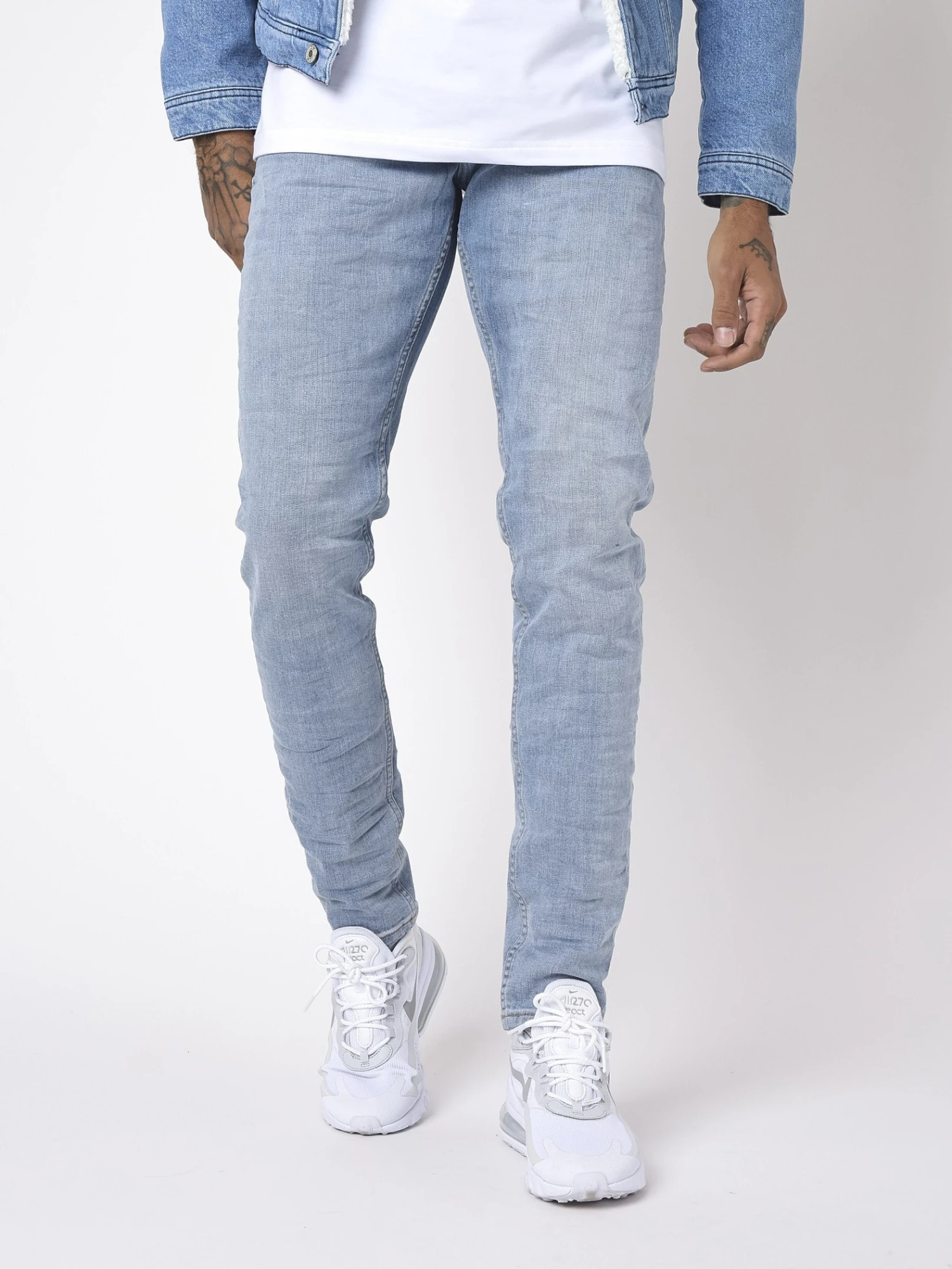 Jean Slim Basic Bleu Clair – Image 3