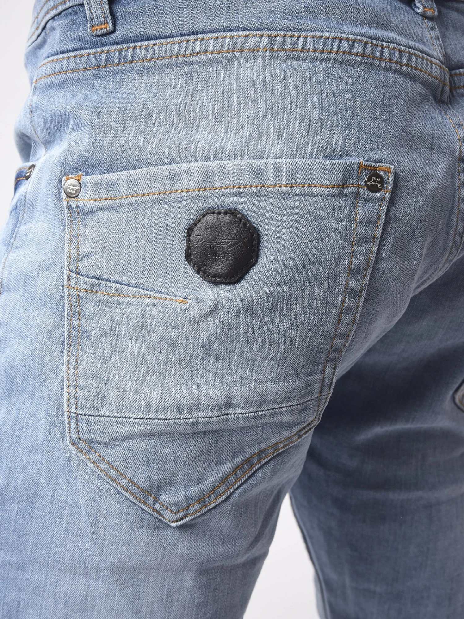 Jean Slim Basic Bleu Clair – Image 5