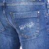 Jean Skinny Usé Wash Blanchi