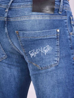 Jean Skinny Usé Wash Blanchi