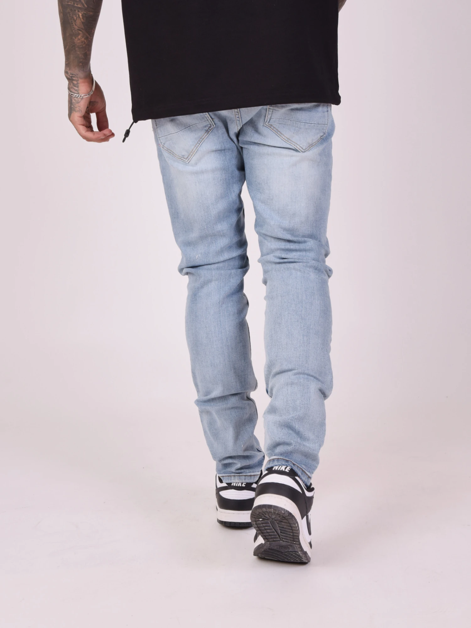 Jean Regular Effet Tacheté/gratté – Image 4