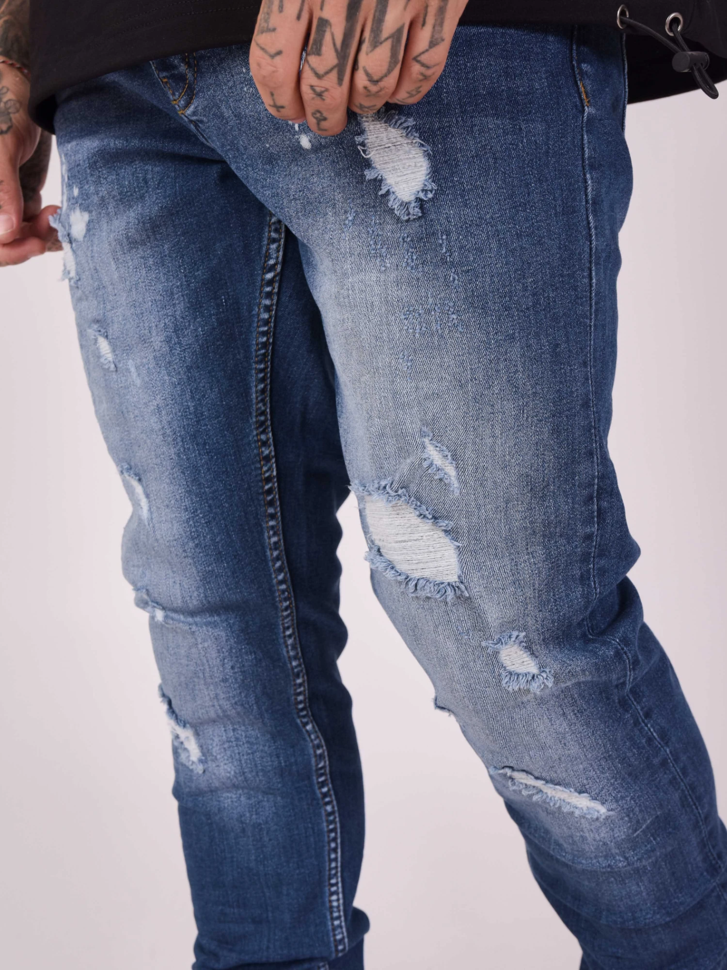 Jean Regular Délavé – Image 2