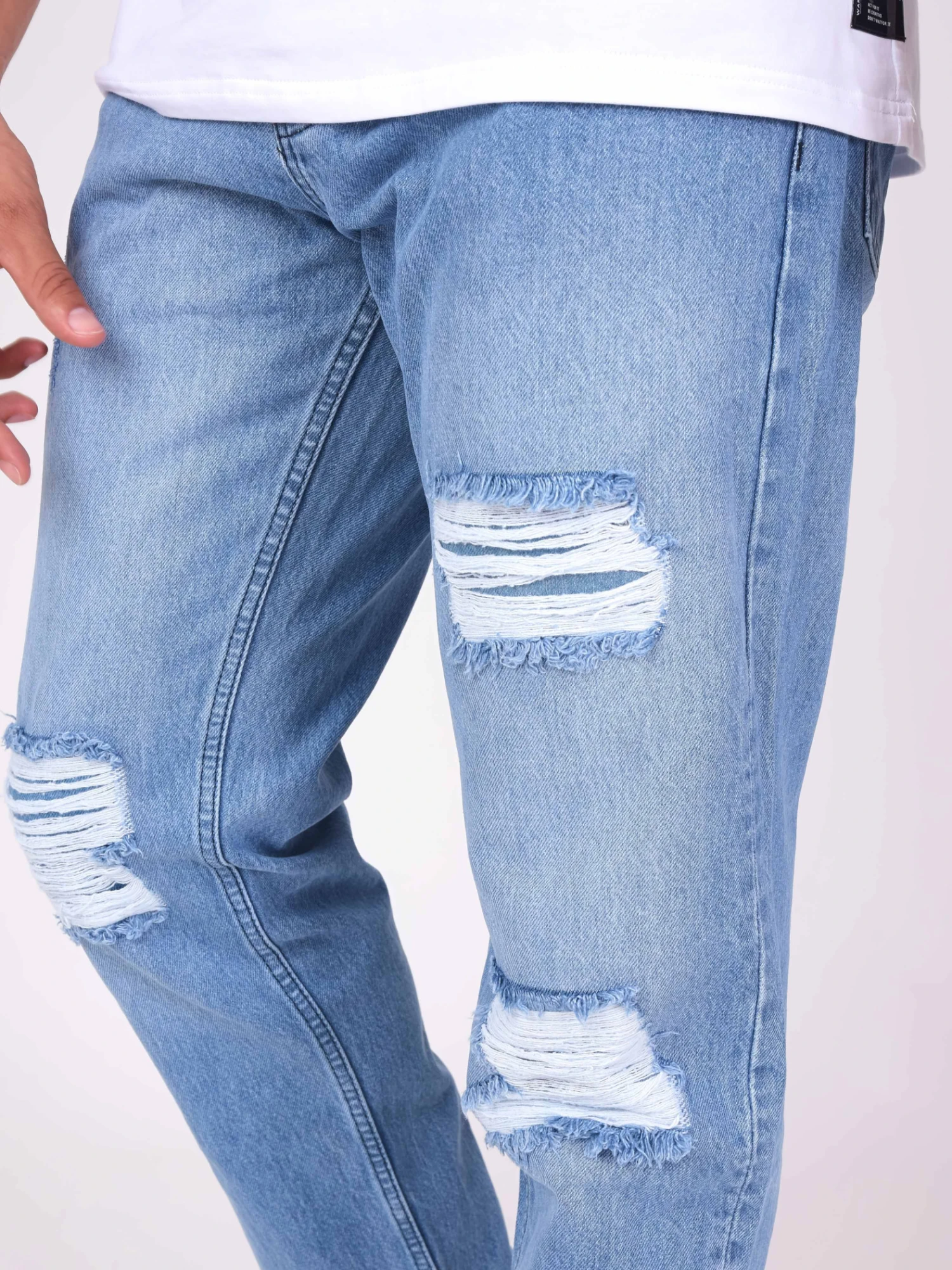 Jean Relaxed Fit à Trous – Image 6