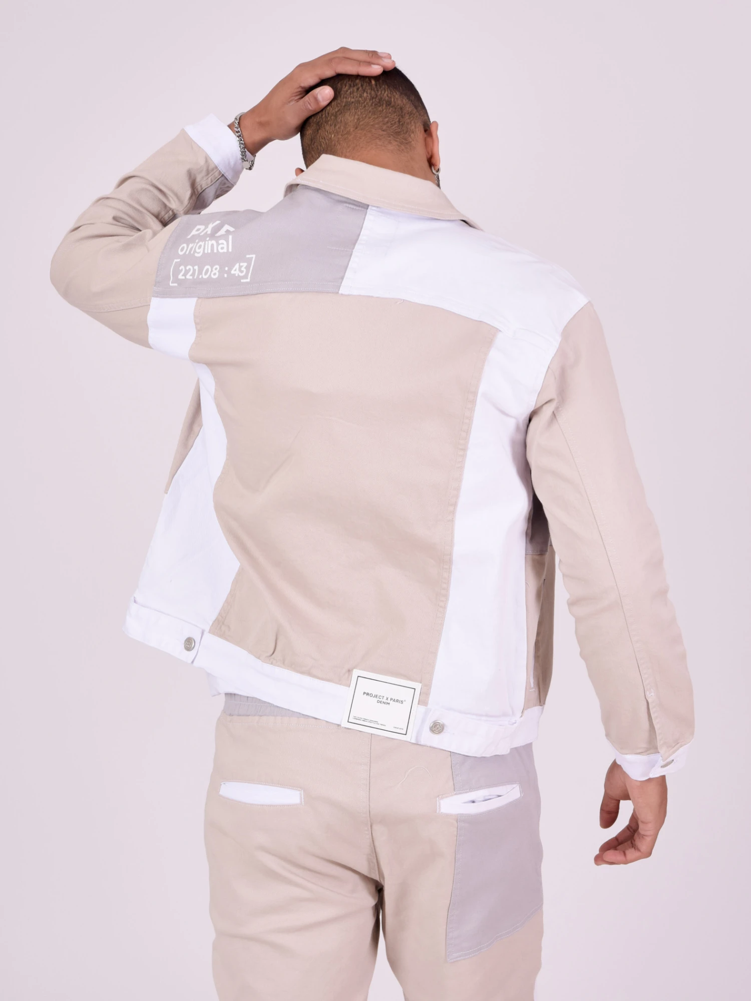 Veste Denim Tricolore – Image 4